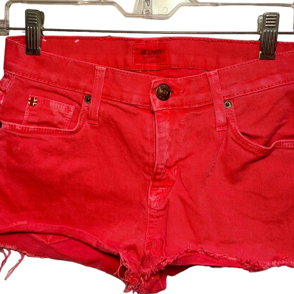 Hudson Jeans Red Shorts Size 24